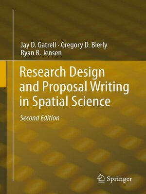 cover image of Research Design and Proposal Writing in Spatial Science